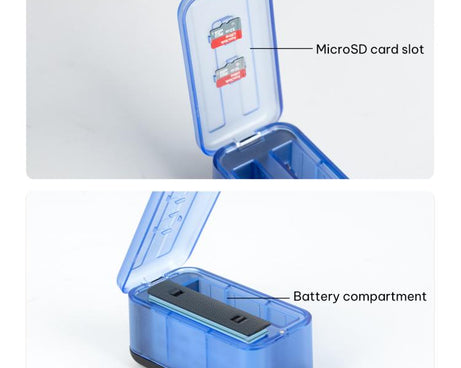 For Insta360 X4 Air Dual-Channel Battery Charger Storage Box Charging Hub With LED Indicators, For Insta360 X4 Air (Transparent)