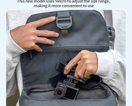 STARTRC Adjustable Head Strap Magnetic Eco-friendly Vlog POV Mount Belt for GoPro, Insta360, DJI Osmo Action and Other Action Cameras, Magnetic Vlog POV Mount Belt