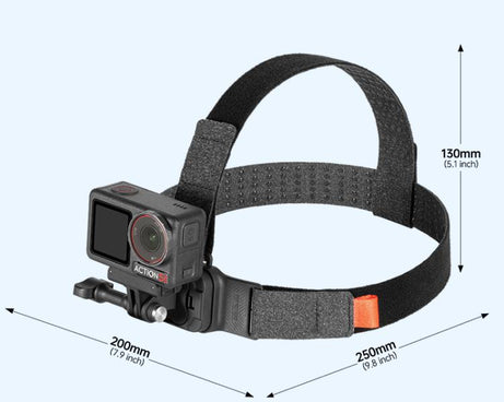 STARTRC Adjustable Head Strap Magnetic Eco-friendly Vlog POV Mount Belt for GoPro, Insta360, DJI Osmo Action and Other Action Cameras, Magnetic Vlog POV Mount Belt