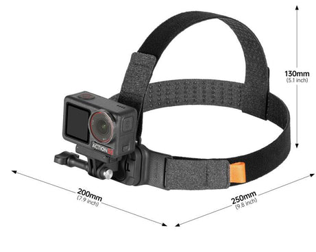 STARTRC Adjustable Head Strap Magnetic Eco-friendly Vlog POV Mount Belt for GoPro, Insta360, DJI Osmo Action and Other Action Cameras, Magnetic Vlog POV Mount Belt