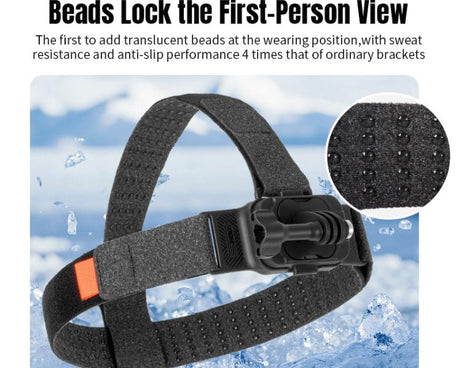 STARTRC Adjustable Head Strap Magnetic Eco-friendly Vlog POV Mount Belt for GoPro, Insta360, DJI Osmo Action and Other Action Cameras, Magnetic Vlog POV Mount Belt