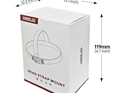STARTRC Adjustable Head Strap Magnetic Eco-friendly Vlog POV Mount Belt for GoPro, Insta360, DJI Osmo Action and Other Action Cameras, Magnetic Vlog POV Mount Belt
