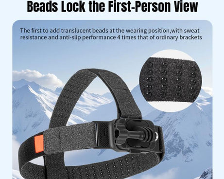 STARTRC Adjustable Head Strap Magnetic Eco-friendly Vlog POV Mount Belt for GoPro, Insta360, DJI Osmo Action and Other Action Cameras, Magnetic Vlog POV Mount Belt
