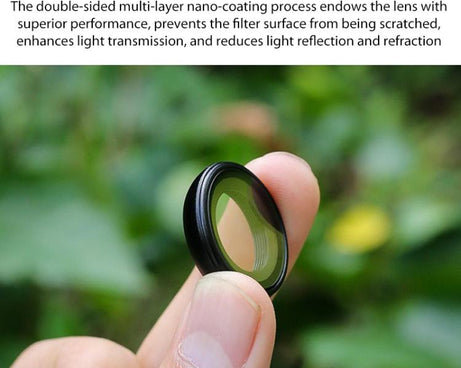 For Insta360 GO Ultra Aluminum Alloy HD Glass Lens Protector