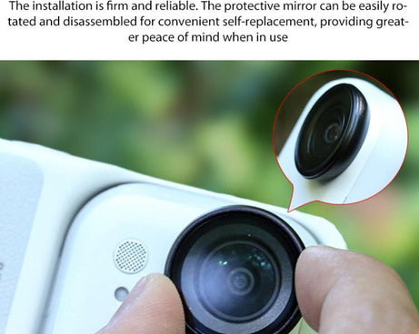 For Insta360 GO Ultra Aluminum Alloy HD Glass Lens Protector