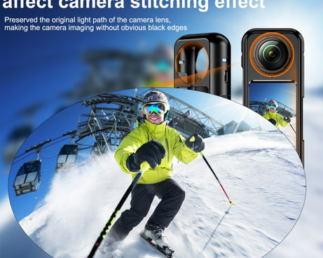 For Insta360 X4 Aluminum Alloy Metal Protective Cage Housing Frame