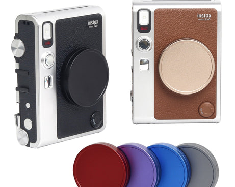 For FUJIFILM Instax mini EVO Camera Lens Cap Aluminum Alloy Protective Cover