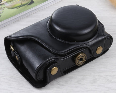 Full Body Camera PU Leather Case Bag with Strap for Samsung Galaxy Camera EK-GC100 / EK-GC110 / EK-GC200, For Samsung Galaxy Camera EK-GC200, For Samsung Galaxy Camera EK-GC100