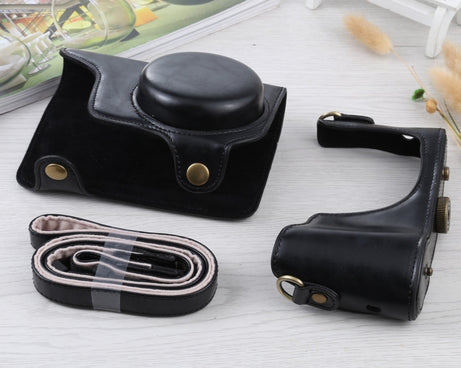 Full Body Camera PU Leather Case Bag with Strap for Samsung Galaxy Camera EK-GC100 / EK-GC110 / EK-GC200, For Samsung Galaxy Camera EK-GC200, For Samsung Galaxy Camera EK-GC100