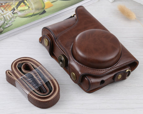 Full Body Camera PU Leather Case Bag with Strap for Samsung Galaxy Camera EK-GC100 / EK-GC110 / EK-GC200, For Samsung Galaxy Camera EK-GC200, For Samsung Galaxy Camera EK-GC100