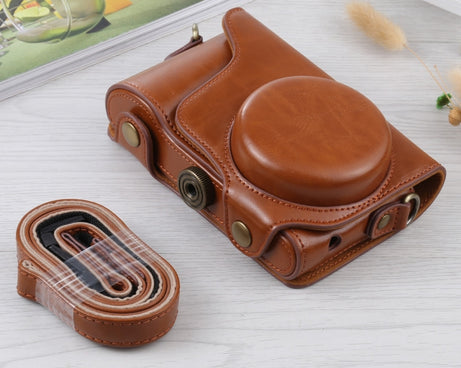 Full Body Camera PU Leather Case Bag with Strap for Samsung Galaxy Camera EK-GC100 / EK-GC110 / EK-GC200, For Samsung Galaxy Camera EK-GC200, For Samsung Galaxy Camera EK-GC100