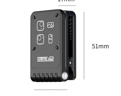 For Insta360 GO Ultra STARTRC Magnetic Clip Mount Multi-Angle Hands-Free POV Clip, Magnetic Clip