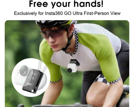 For Insta360 GO Ultra STARTRC Magnetic Clip Mount Multi-Angle Hands-Free POV Clip, Magnetic Clip
