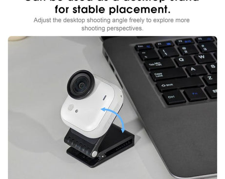 For Insta360 GO Ultra STARTRC Magnetic Clip Mount Multi-Angle Hands-Free POV Clip, Magnetic Clip