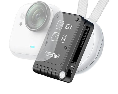 For Insta360 GO Ultra STARTRC Magnetic Clip Mount Multi-Angle Hands-Free POV Clip, Magnetic Clip