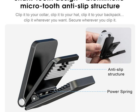 For Insta360 GO Ultra STARTRC Magnetic Clip Mount Multi-Angle Hands-Free POV Clip, Magnetic Clip