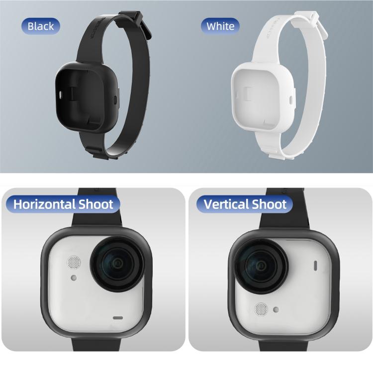 For Insta360 GO Ultra Sunnylife Expansion Band Strap Silicone Protective Cover Wristband Backpack Bicycle Stripe Cat Collar