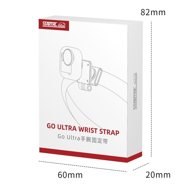 For Insta360 GO Ultra STARTRC Quick Release Fixed Adapter Mount Wristband, For Insta360 GO Ultra