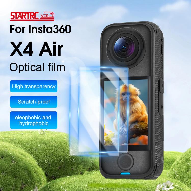 For Insta360 X4 Air STARTRC 2pcs HD Tempered Glass Film