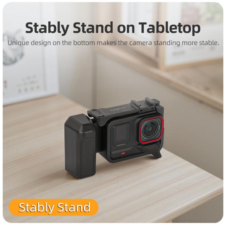 Sunnylife Street Photography Handle Ergonomic Hand Grip Quick Release Shutter Handle for Insta360 Ace Pro 2 / 1