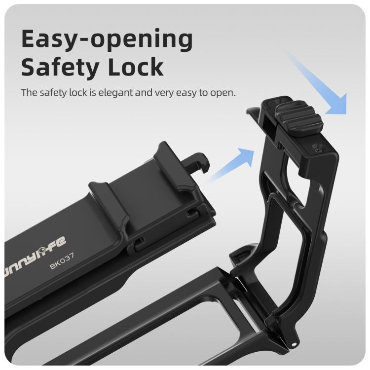 Sunnylife Street Photography Handle Ergonomic Hand Grip Quick Release Shutter Handle for Insta360 Ace Pro 2 / 1