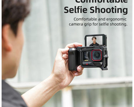 Sunnylife Street Photography Handle Ergonomic Hand Grip Quick Release Shutter Handle for Insta360 Ace Pro 2 / 1