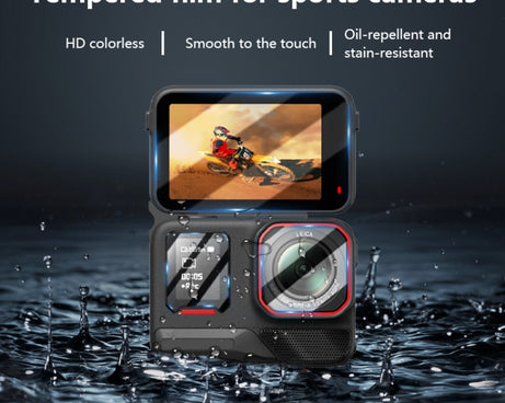 For Insta360 Ace Pro 2 STARTRC 2 Sets 3 in 1 Rear & Front  Screen + Lens Tempered Glass Film, For Insta360 Ace Pro 2