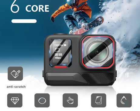 For Insta360 Ace Pro 2 STARTRC 2 Sets 3 in 1 Rear & Front  Screen + Lens Tempered Glass Film, For Insta360 Ace Pro 2