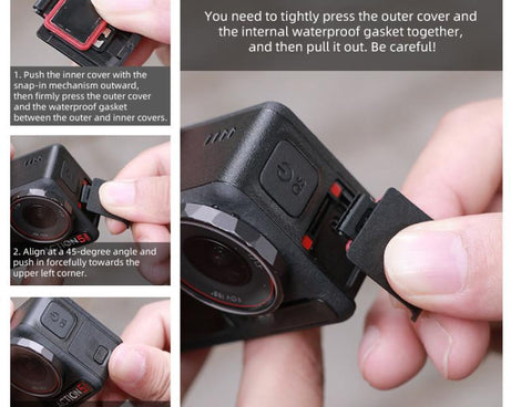 For DJI Osmo Action 5 Pro Data Port Side Cover, For DJI Osmo Action 5 Pro Data Port