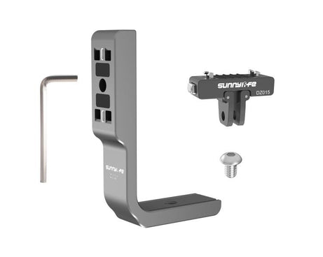 For Insta360 X5 / X4 Sunnylife L-Type Vertical-Horizontal Magnetic Mount with DZ015 Magnetic Adapter Quick Release Mount Adapter Stand