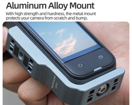 For Insta360 X5 / X4 Sunnylife L-Type Vertical-Horizontal Magnetic Mount with DZ015 Magnetic Adapter Quick Release Mount Adapter Stand