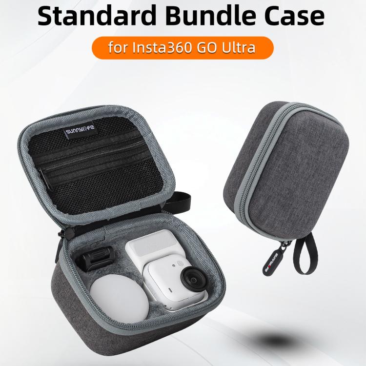 For Insta360 GO Ultra Sunnylife Standard Portable Protective Box Storage Bag, For Insta360 GO Ultra
