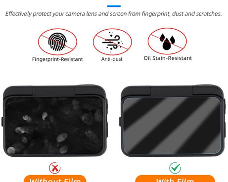 For Insta360 GO Ultra 2pcs Sunnylife Screen Lens Explosion-proof Film, Sunnylife