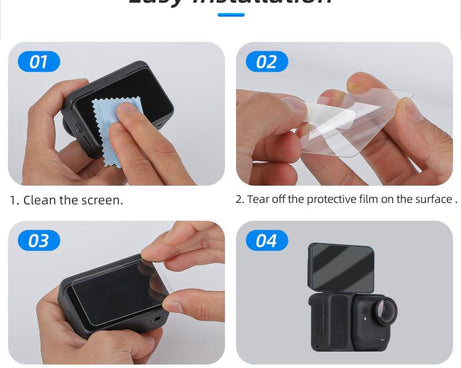 For Insta360 GO Ultra 2pcs Sunnylife Screen Lens Explosion-proof Film, Sunnylife