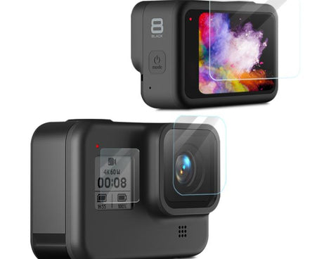 For GoPro HERO8 Black Camera Lens HD Protective Film + LCD Display HD Screen Protector