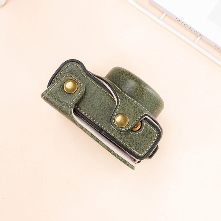 For Sony ZV-1F / ZV1M2 Full Body Camera PU Leather Case Bag with Strap, For Sony ZV-1F / ZV1M2