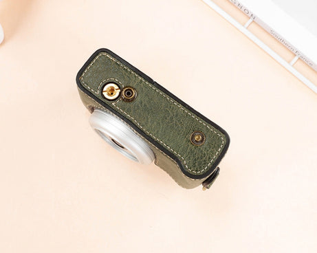 For Sony ZV-1F / ZV1M2 Full Body Camera PU Leather Case Bag with Strap, For Sony ZV-1F / ZV1M2