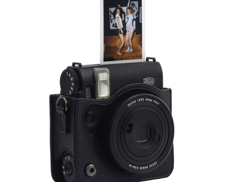 For Fujifilm Instax mini 99 Full Body Camera PU Leather Case Bag with Strap
