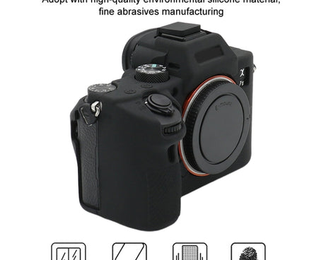 For Sony A7 III / ILCE-7M3 / A7R III Soft Silicone Protective Case, For Sony A7 III / ILCE-7M3 / A7R III