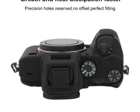 For Sony A7 III / ILCE-7M3 / A7R III Soft Silicone Protective Case, For Sony A7 III / ILCE-7M3 / A7R III