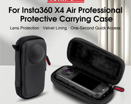 For Insta360 X4 Air STARTRC Camera PU Carry Storage Bag, For Insta360 X4 Air