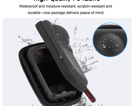 For Insta360 X4 Air STARTRC Camera PU Carry Storage Bag, For Insta360 X4 Air