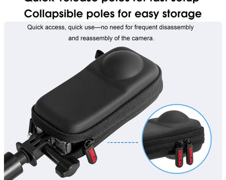 For Insta360 X4 Air STARTRC Camera PU Carry Storage Bag, For Insta360 X4 Air