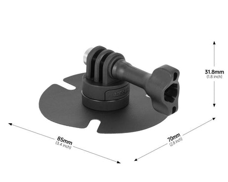 STARTRC Flexible Helmet Sticky Adhesive Mount for GoPro, Insta360, DJI and Other Action Cameras