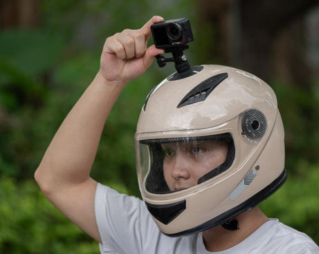 STARTRC Flexible Helmet Sticky Adhesive Mount for GoPro, Insta360, DJI and Other Action Cameras