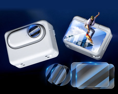 For Insta360 GO 3S STARTRC 2 in 1 2pcs Screen Tempered Glass Film and 2pcs Lens TPU Film, For Insta360 GO 3S