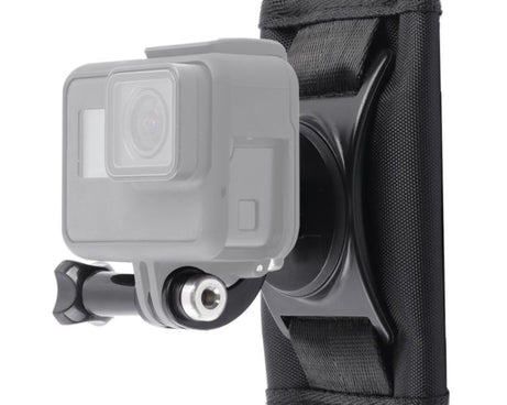 Hook and Loop Fastener Backpack Rec-Mounts Clip Clamp Mount with Screw for GoPro, Insta360, DJI and Other Action Cameras
