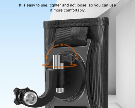 Hook and Loop Fastener Backpack Rec-Mounts Clip Clamp Mount with Screw for GoPro, Insta360, DJI and Other Action Cameras