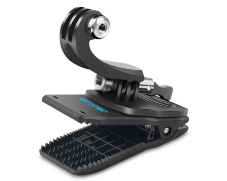RUIGPRO 360 Degree Rotation J-Type Backpack Rec-Mounts Clip Clamp Mount with Screw for GoPro HERO9 Black / HERO8 Black /HERO7 /6 /5, DJI Osmo Action, Xiaoyi and Other Action Cameras