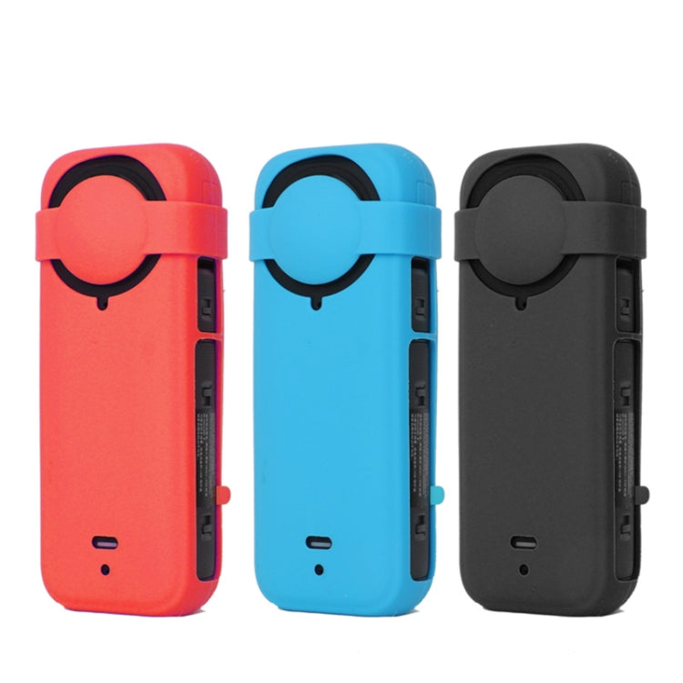 For Insta360 X4 Silicone Protective Case with Lens Cover